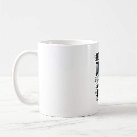 Mug Chemise de conception de citation de gravure vinta (Gauche)
