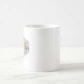 Mug Chemise de conception de gravure vintage d'infirmi (Centre)
