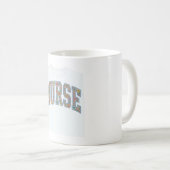 Mug Chemise de conception de lettrage universitaire fl (Devant droit)