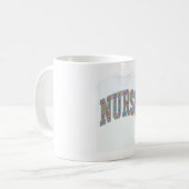 Mug Chemise de conception de lettrage universitaire fl (Devant gauche)