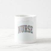 Mug Chemise de conception de lettrage universitaire fl (Centre)