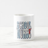 Mug Chemise de conception de typographie florale vinta (Centre)