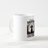 Mug Chemise de costume de vampire drôle d'Halloween dé (Devant gauche)