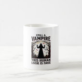 Mug Chemise de costume de vampire drôle d'Halloween dé (Centre)