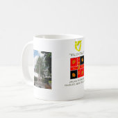 Mug chemise de dillon, fontrnroy irlandais, (Devant gauche)