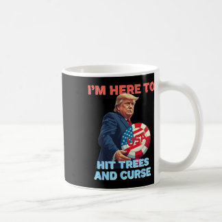 Mug Chemise de Disc Golf Drôle Frappe les Arbres et Ma