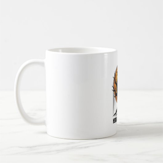 Mug Chemise de fantôme d'Halloween Design de lune hant (Gauche)