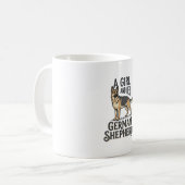 Mug Chemise de fille Berger Allemand Design pour amate (Devant gauche)