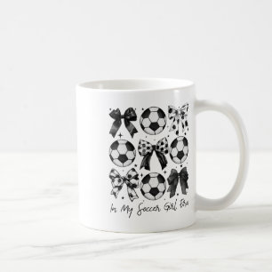 Mug Chemise de football Dans mon ère de fille de footb