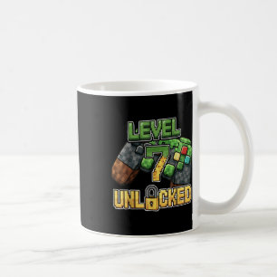 Mug Chemise de garçon d'anniversaire Niveau 7 Débloqué