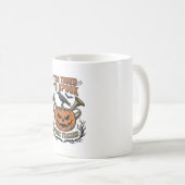Mug Chemise de gravure de citrouille Halloween profess (Devant droit)