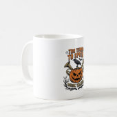 Mug Chemise de gravure de citrouille Halloween profess (Devant gauche)
