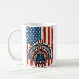 Mug Chemise de gravure vintage de drapeau de Turquie p