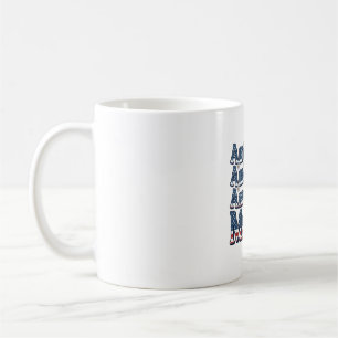 Mug Chemise de gravure vintage patriotique American Ma