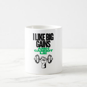 Mug Chemise de gym drôle à gros gains