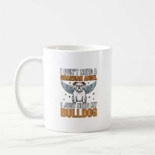 Mug Chemise de l'ange gardien Bulldog pour amateur de 