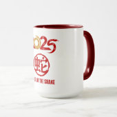 Mug Chemise de l'année du Serpent 2025 (Devant droit)