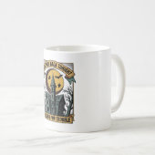 Mug Chemise de maison hantée avec manoir effrayant gra (Devant droit)
