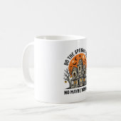 Mug Chemise de Maison Hantée Effrayant Design de Hallo (Devant gauche)