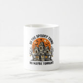 Mug Chemise de Maison Hantée Effrayant Design de Hallo (Centre)