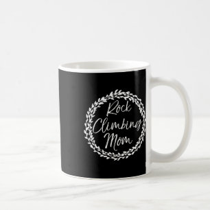 Mug Chemise de maman d'escalade de roche Fleur mignonn