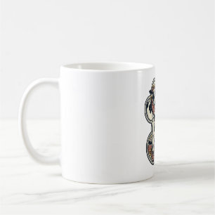 Mug Chemise de maman vache Gravure vintage Tournesol W