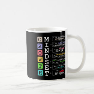 Mug Chemise de mentalité de croissance École positive