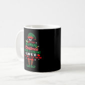 Mug Chemise De Noël Elf Le Meilleur Moyen De Diffuser (Devant gauche)