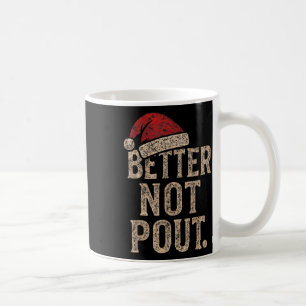 Mug Chemise de Noël Meilleur Pas Ut Chapeau de Père No