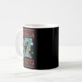 Mug Chemise de Noël Rétro 67 Six Sept Meme (Devant gauche)