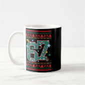 Mug Chemise de Noël Rétro 67 Six Sept Meme (Gauche)