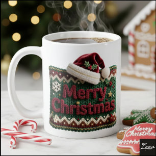 Mug Chemise de Noël tricotée Chapeau de Père Noël Joye