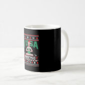 Mug Chemise de Noël Yoga (Devant droit)