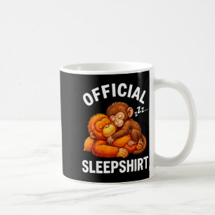 Mug Chemise de nuit animal mignon singe punch peluche