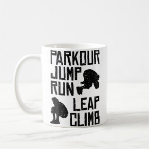 Mug Chemise de Parkour - Sauter Courir Sauter Grimper