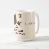 Mug Chemise de Performance Papa au Maximum Cadeau Drôl (Devant droit)