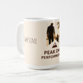 Mug Chemise de Performance Papa au Maximum Cadeau Drôl (Devant gauche)
