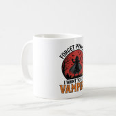 Mug Chemise de princesse vampire rétro épouvantable Ha (Devant gauche)