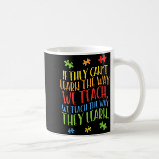 Mug Chemise de professeur de sensibilisation à l'autis