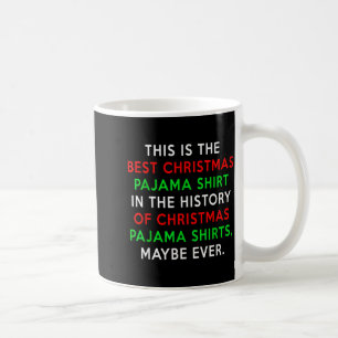 Mug Chemise de pyjama de Noël - Fausse nouvelle