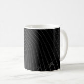 MUG CHEMISE DE ROBE BLANCHE ET NOIRE (Devant droit)