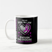 Mug Chemise de sensibilisation à la fin des overdoses (Gauche)