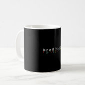 Mug Chemise de sensibilisation aveugle braille (Devant gauche)