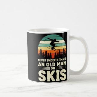 Mug Chemise de ski vintage ne sous-estimez pas un viei