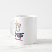 Mug Chemise de style de vie de baseball Gant de baseba (Devant gauche)