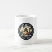 Mug Chemise de tendance de café Jésus Matcha Graphique (Centre)