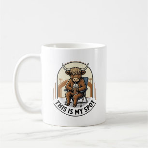 Mug Chemise de vache de baseball avec mascotte de café