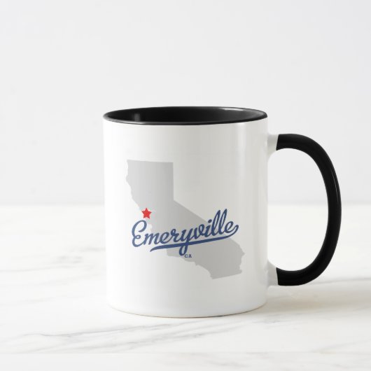 Mug Chemise d'Emeryville la Californie CA (Droite)