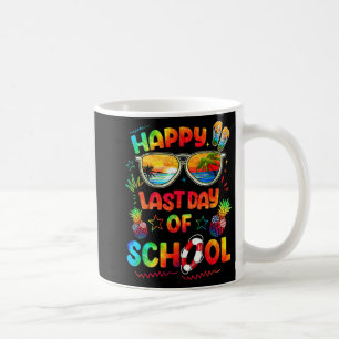 Mug Chemise Dernier Jour D'école Enseignants Fin D'ann