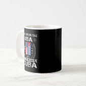 Mug Chemise Drapeau Cubain Américain Mon Histoire A Co (Devant gauche)